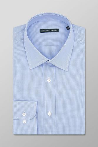 Oxford Company ανδρικό πουκάμισο Regular Fit - M234NIL20.01 Denim Blue Ανοιχτό 45